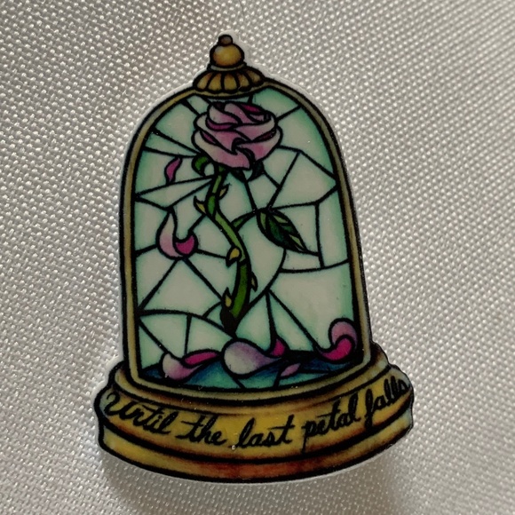 Hand Crafted Jewelry - NWT. Handmade The Rose from Disney’s Beauty and the Beast Pin Brooch!